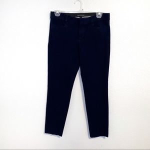 Banana Republic Navy Sloan Crop Pants